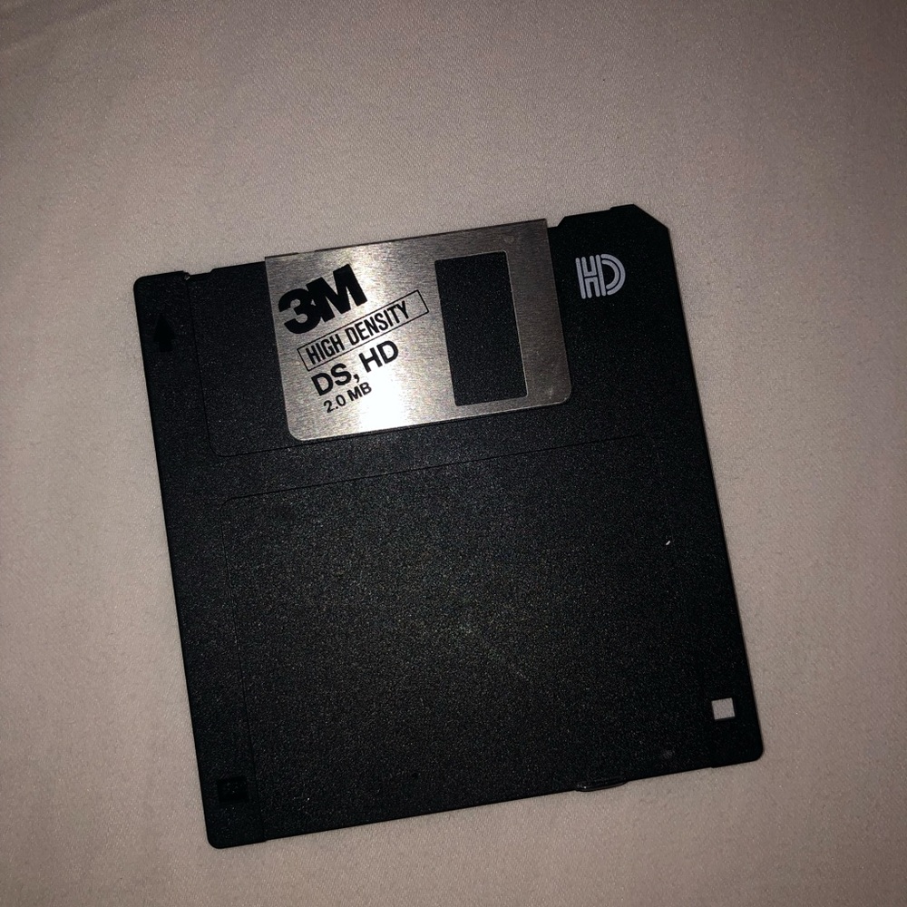 Vintage 3M floppy disk